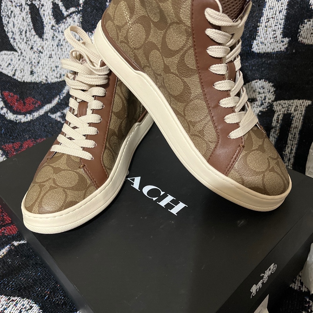 Coach high top shoes